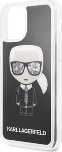 Karl Lagerfeld Karl Lagerfeld KLHCN65ICGBK iPhone 11 Pro Max czarny/black Iconic Glitter uniwersalny 3