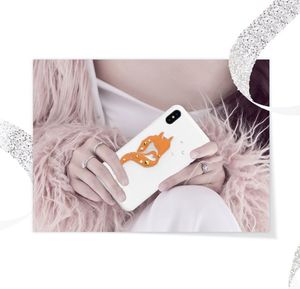 Kingxbar Kingxbar Moonky etui ozdobione oryginalnymi Kryształami Swarovskiego iPhone XS / iPhone X czerwony uniwersalny 9