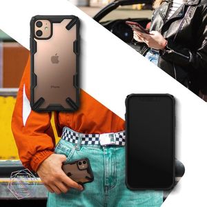 Ringke Ringke Fusion X Matte etui pancerny pokrowiec z ramką iPhone 11 zielony (XMAP0004) uniwersalny 7