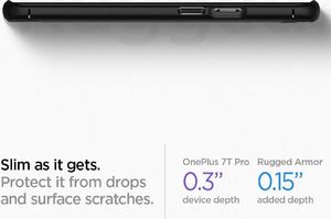 Spigen Spigen Rugged Armor Oneplus 7t Pro Matte Black uniwersalny 7
