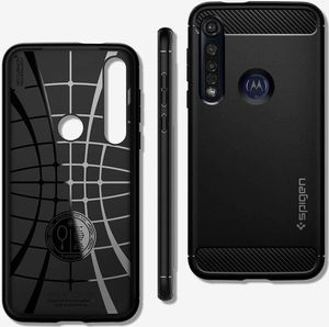 Spigen Rugged Armor Moto G8 Plus Matte Black 3