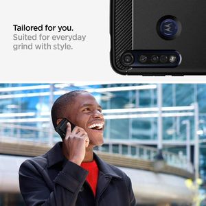 Spigen Rugged Armor Moto G8 Plus Matte Black 5