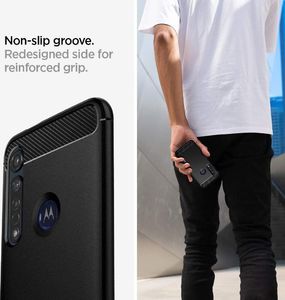 Spigen Rugged Armor Moto G8 Plus Matte Black 7