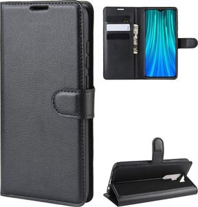Wozinsky Wozinsky Wallet Case kabura etui portfel pokrowiec z klapką Xiaomi Redmi Note 8 Pro czarny uniwersalny 1