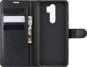 Wozinsky Wozinsky Wallet Case kabura etui portfel pokrowiec z klapką Xiaomi Redmi Note 8 Pro czarny uniwersalny 3