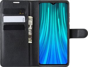 Wozinsky Wozinsky Wallet Case kabura etui portfel pokrowiec z klapką Xiaomi Redmi Note 8 Pro czarny uniwersalny 4