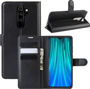 Wozinsky Wozinsky Wallet Case kabura etui portfel pokrowiec z klapką Xiaomi Redmi Note 8 Pro czarny uniwersalny 7