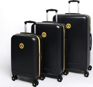 MarkenMerch Zestaw 3 x walizka ABS licencja BVB 1