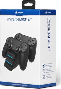 Snakebyte podwójna stacja ładująca TWIN:CHARGE 4 do padów PS4 czarna 3