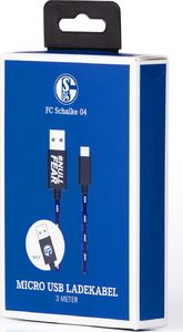 Kabel USB Snakebyte USB-A - microUSB 3 m Niebieski 4