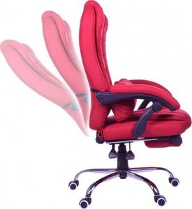 Krzesło biurowe Giosedio FBR Czerwone 4