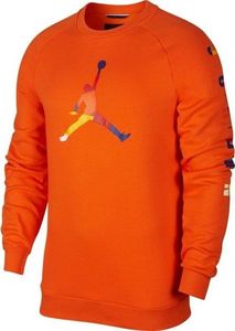 Jordan  Bluza męska Dna Fleece Crew pomarańczowa r. M (AV0044-820) 1
