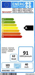 Telewizor Sharp 40BL5EA LED 40'' 4K Ultra HD Android 4