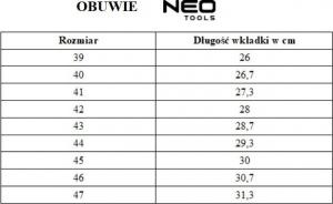 Neo półbuty zawodowe O2 SRC nubuk rozmiar 45 (82-740-45) 2