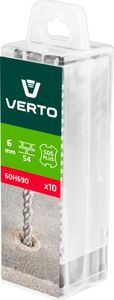Wiertło Verto do betonu SDS+ 6mm 10szt. (60H690) 1