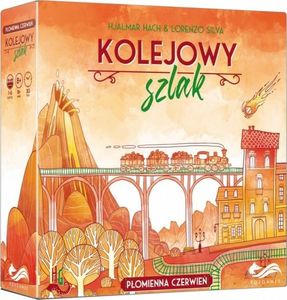 FoxGames Gra planszowa Kolejowy Szlak - Płomienna Czerwień 1