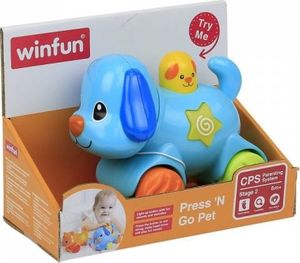 Smily Play Zwierzaki Naciśnij i Jedź Pies niebieski (000733) 2