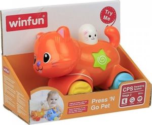 Smily Play Zwierzaki Naciśnij i Jedź Kot pomarańczowy (000734) 2