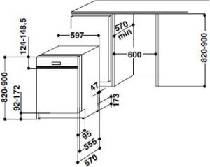 Zmywarka Whirlpool ADG 5520 IX Inox 3
