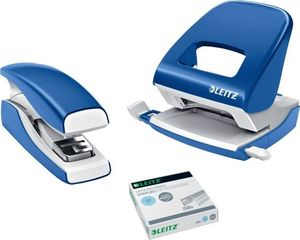 Zszywacz Leitz ZSZYWACZ LEITZ NEXXT SOFTPRESS NIEBIESKI FLAT CLINCH 2