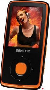 Sencor Odtwarzacz MP4 8GB pomarańczowy (SFP 6270) 1