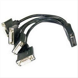 Kabel Matrox czarny (CAB-KX20-4XDF) 1