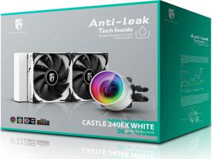 Chłodzenie wodne Deepcool Castle 240EX Białe (DP-GS-H12W-CSL240EXWH) 8