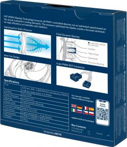 Wentylator Arctic P12 PWM PST Biały (ACFAN00170A) 5