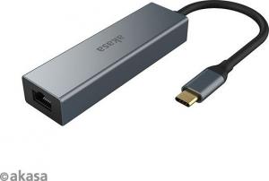 HUB USB Akasa 1x RJ-45  + 3x USB-A 3.0 (AK-CBCA20-18BK) 2