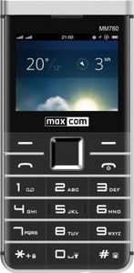 Telefon komórkowy Maxcom MM760 Dual SIM Czarno-srebrny 1