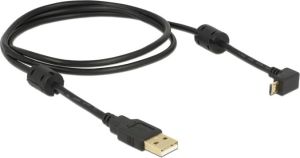 Kabel USB Delock USB-A - microUSB 1 m Czarny (83148) 1