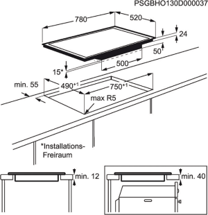 Płyta grzewcza AEG HK874400FB Czarna 2