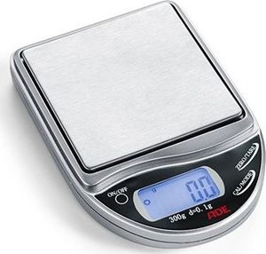 ADE ADE RW220 Pocket Scale, LCD display, Tare function, Parts counting function, automatic switch-off function, Capacity 300g, Stainless-steel 1