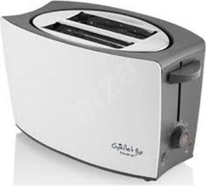 Toster Gallet Gallet GALGRI219 Toaster, Power 800 W, 2 slots, Plastic, White/Grey 1