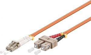 Goobay Goobay 96140 Optical fibre cable, Multimode (OM2) Orange, 0.5 m 1