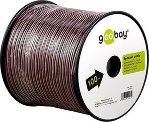 Przewód Goobay Goobay 15023 Speaker cable red/black CCA, 100 m, Cable Reel - 100 m spool, cable diameter 2 x 1.5 mm² 1