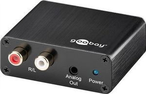 Adapter AV Goobay Toslink - Jack 3.5mm czarny (58965) 1