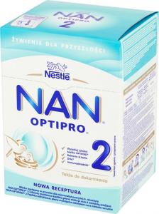Nestle Mleko modyfikowane Nan OptiPro 2 dla niemowląt powyżej 6. miesiąca 800g 1