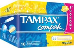 Tampax Tampony z aplikatorem Compak Regular 16 szt. 1