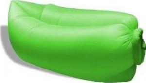 Dmuchana sofa 250x70cm zielona z torbą do przechowywania (6480230) 1