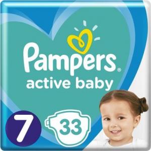 Pieluszki Pampers Pieluchy Active Baby Value Pack 7 33 szt. 1