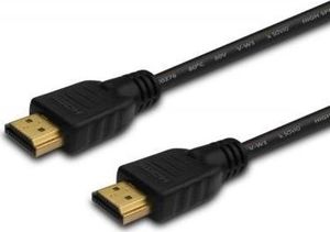 Kabel Savio HDMI - HDMI 3m czarny 1