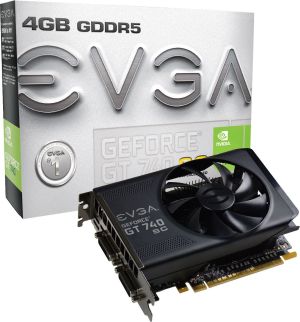 Karta graficzna EVGA GeForce GT 740 Superclocked 4GB GDDR5 128 bit 2x DVI, Mini-HDMI (04G-P4-3748-KR) 1