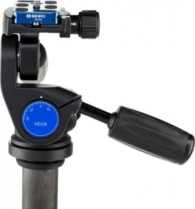 Głowica Benro Benro głowica HD2A 3-kierunkowa głowica, Aluminiowa z uchwytem, płytka PU70 3