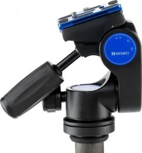 Głowica Benro Benro głowica HD2A 3-kierunkowa głowica, Aluminiowa z uchwytem, płytka PU70 5