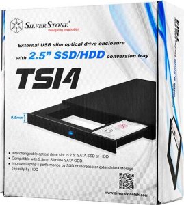 Kieszeń SilverStone Silverstone Adapter for 2.5 Inch SSD or HDD 9.5mm 1