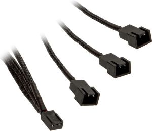 EK Water Blocks EK-Cable - trójnik 3-pin do wentylatorów - 10 cm (3831109867877) 1