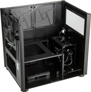 Obudowa Lian Li PC-Q36WX - Mini-ITX - USB 3.0 - czarna z dwoma oknami 4