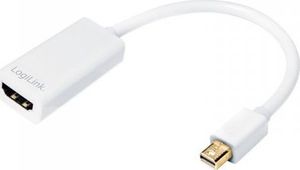 Adapter AV LogiLink DisplayPort Mini - HDMI biały (CV0036A) 1