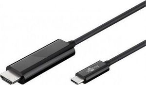 Kabel USB Goobay USB-C - HDMI 1.8 m Czarny (533969) 1